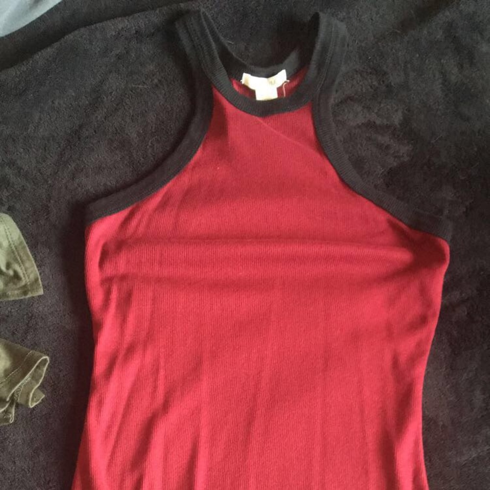 Simple red onesie